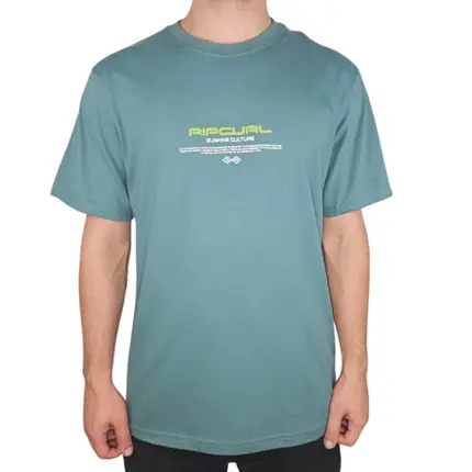 Camiseta Rip Curl Slant Bottom Forest Green