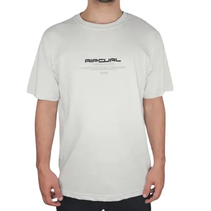 Camiseta Rip Curl Slant Bottom Off White