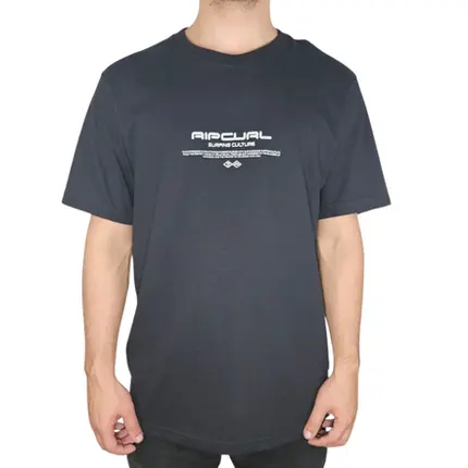 Camiseta Rip Curl Slant Bottom Black