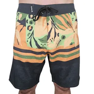 Bermuda Hurley Aloha Mescla Preto
