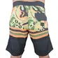 Bermuda Hurley Aloha Mescla Preto