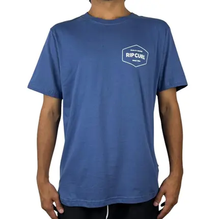 Camiseta Rip Curl Quality Goods Indigo Blue