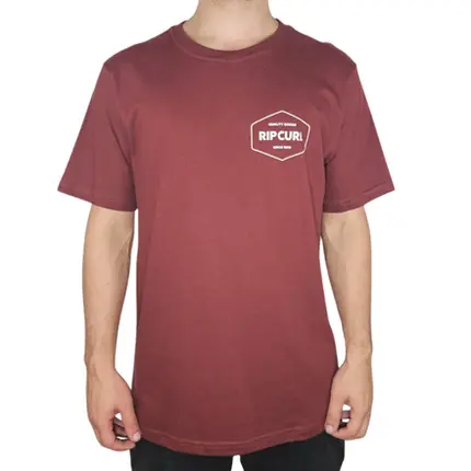 Camiseta Rip Curl Quality Goods Plum