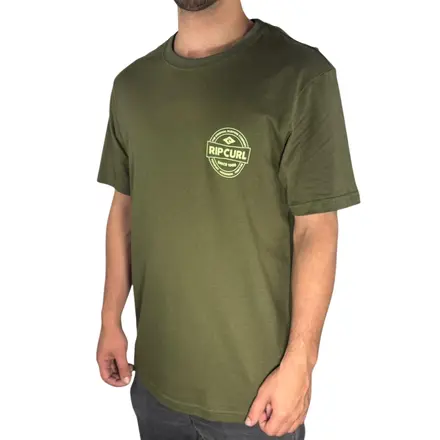 Camiseta Rip Curl Staple Muted Green - l Surftrip l