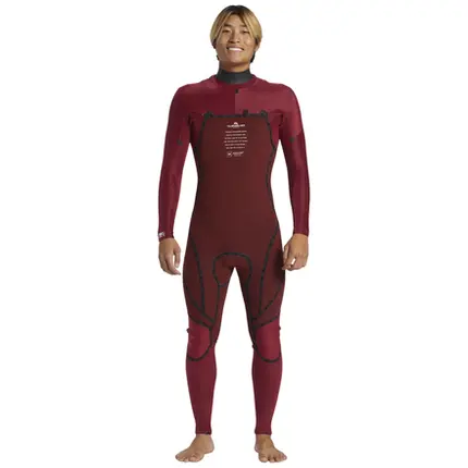 QUIKSILVER フルスーツ ブラック/レッド Wetsuit Quiksilver Mercury Long John 3/2mm Front Zip - l Surftrip l
