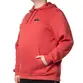 Moletom Quiksilver Fechado Omni Logo Fc Vermelho Plus Size