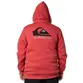 Moletom Quiksilver Fechado Omni Logo Fc Vermelho Plus Size