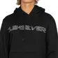 Moletom Quiksilver Fechado Word Block Preto Plus Size