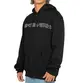 Moletom Quiksilver Fechado Word Block Preto Plus Size