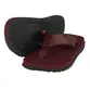 Chinelo Sandália Kenner Kivah Tks Preto Bordô