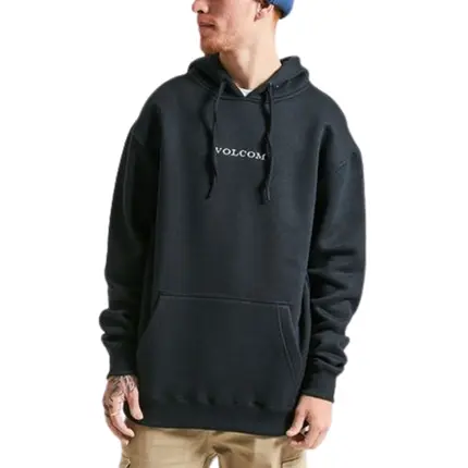 Moletom Volcom Canguru FC Signature Preto