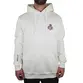 Moletom Okenheads Fechado Three Skulls Branco