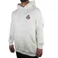 Moletom Okenheads Fechado Three Skulls Branco
