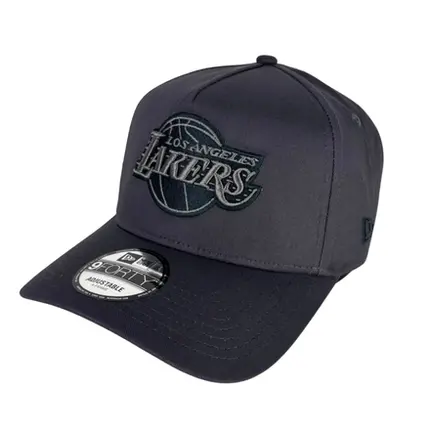 Boné New Era 940AF Monochrome NBA Los Angeles Lakers Cinza