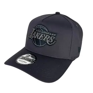 Boné New Era 940AF Monochrome NBA Los Angeles Lakers Cinza