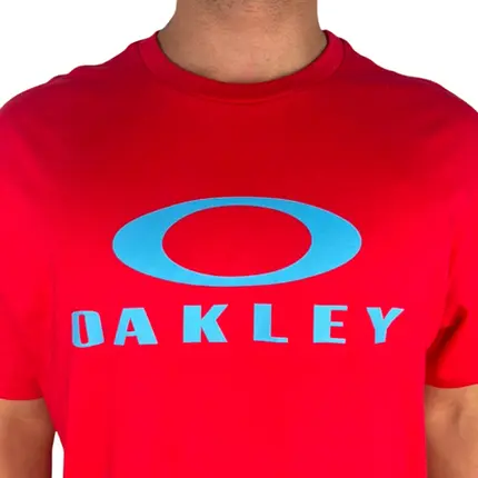 Camiseta Oakley O-Bark SS Tee Hibiscus Red - l Surftrip l
