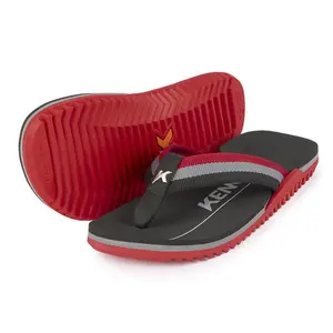 Chinelo Sandália Kenner NK6 Pro Vermelho/Cinza/Preto