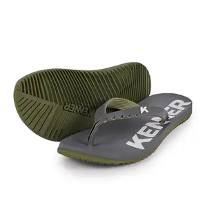 Chinelo Sandália Kenner Red Verde/Prata