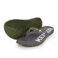 Chinelo Sandália Kenner Red Verde/Prata