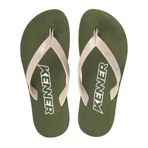 Chinelo Sandália Kenner Summer Verde/Bege