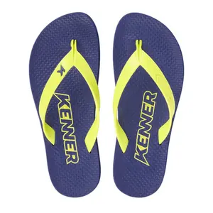 Chinelo Sandália Kenner Summer Amarelo/Azul