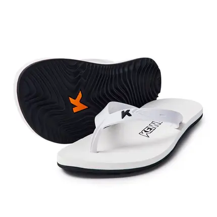 Chinelo Sandália Kenner Summer Branco/Preto