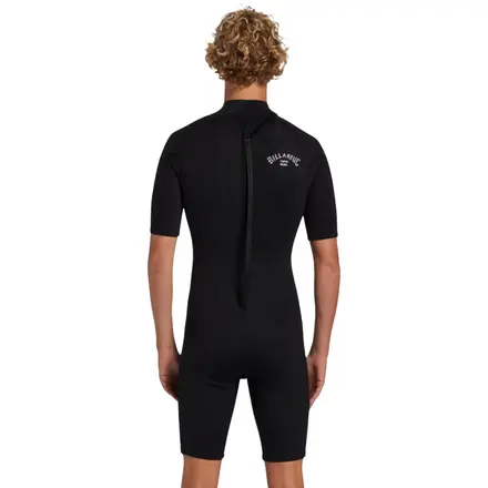 Wetsuit Billabong Short John 2mm Foil Backzip Surf Preto - l