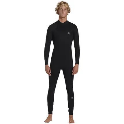 Wetsuit Billabong Long John 3/2mm Foil Backzip Surf Preto