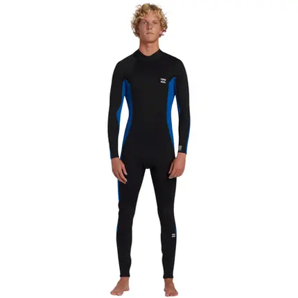 Wetsuit Billabong Long John 3/2mm Foil Backzip GBS Surf Azul