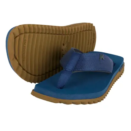 Chinelo Sandália Kenner Kivah Tks Crepe Azul Noturno