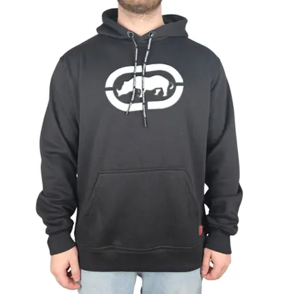 Moletom Ecko Canguru Fechado Logo Frontal