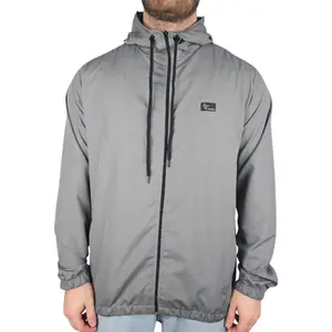 Jaqueta Surftrip Corta Vento Superdry Chumbo