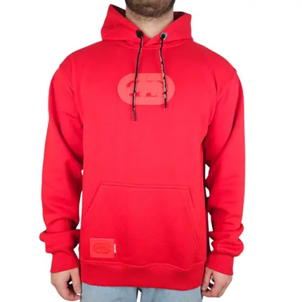 Moletom Ecko Canguru Fechado Silk Vermelho