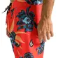 Bermuda Volcom Água Polly Floral Laranja