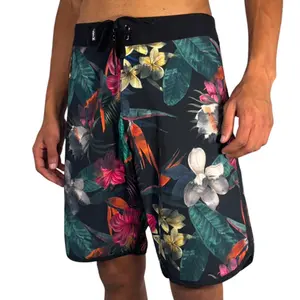 Bermuda Hurley Dirty Flower Preto
