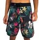 Bermuda Hurley Dirty Flower Preto