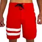 Bermuda Hurley Phantom One and Only Solid Vermelho