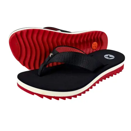 Chinelo Sandália Kenner Kyra Pro Vermelho Branco Preto