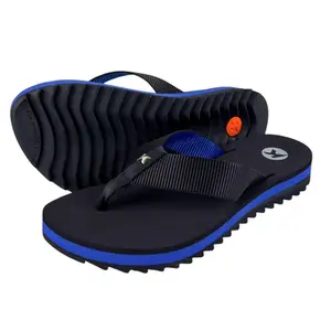 Chinelo Sandália Kenner Kyra Pro Preto Azul Bic