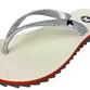 Chinelo Sandália Kenner Kyra Pro Feminino Laranja Pitaya Branco