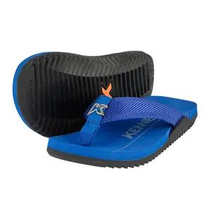 Chinelo Sandália Kenner NK6 Gold Preto Azul