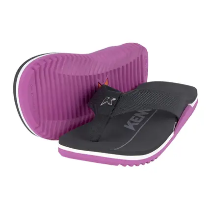Chinelo Sandália Kenner NK6 Pro Rosa Preto