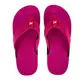 Chinelo Sandália Kenner NK6 Colors Preto Fucsia