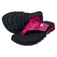 Chinelo Sandália Rakka Preto Rosa Fucsia