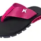 Chinelo Sandália Rakka Preto Rosa Fucsia