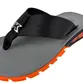 Chinelo Sandália Kenner Orak Laranja Prata Preto