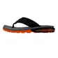 Chinelo Sandália Kenner Orak Laranja Prata Preto