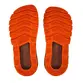Chinelo Sandália Kenner Orak Laranja Prata Preto
