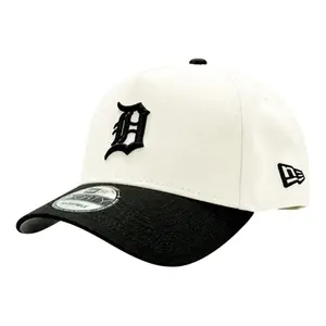 Boné New Era 940AF Detroit Tigers Chromeblack2T Plain Branco