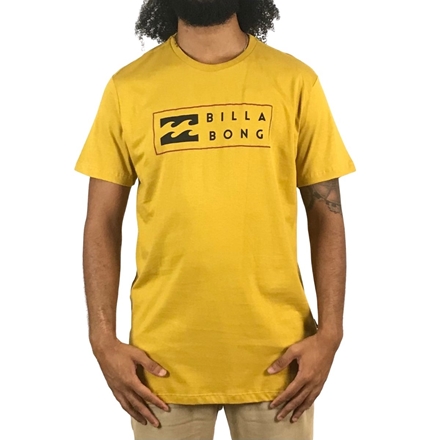 camiseta billabong amarela